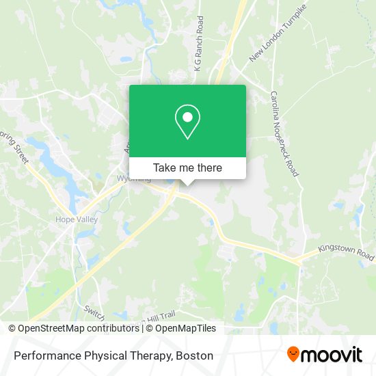 Performance Physical Therapy map