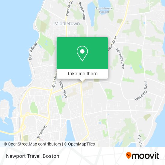 Newport Travel map
