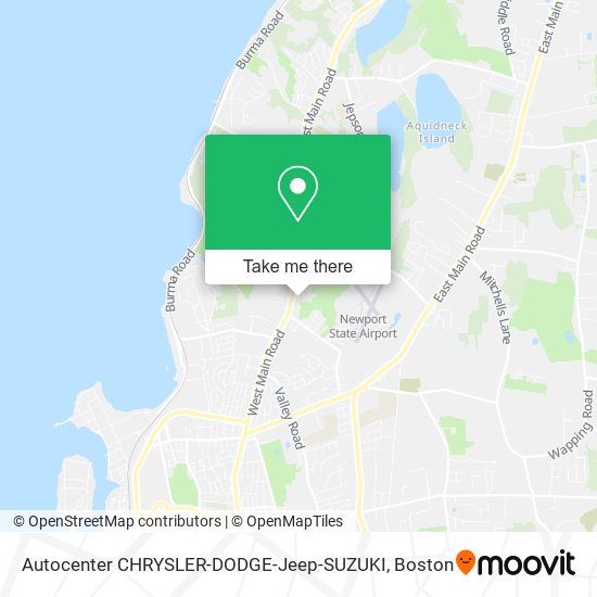 Mapa de Autocenter CHRYSLER-DODGE-Jeep-SUZUKI