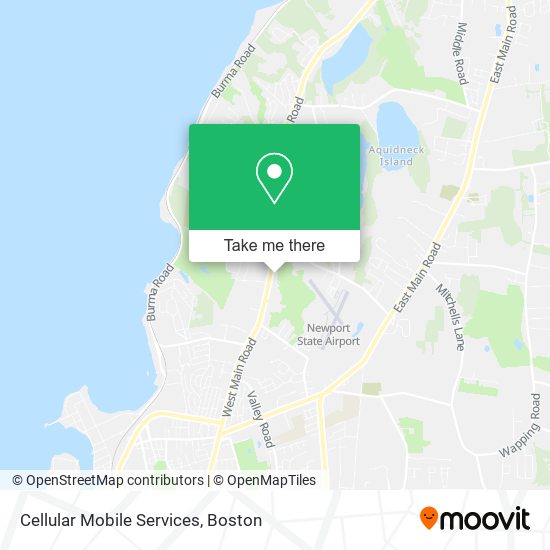 Cellular Mobile Services map