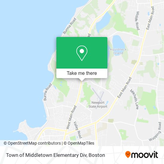 Town of Middletown Elementary Div map