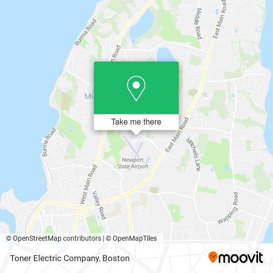 Mapa de Toner Electric Company