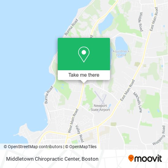 Middletown Chiropractic Center map