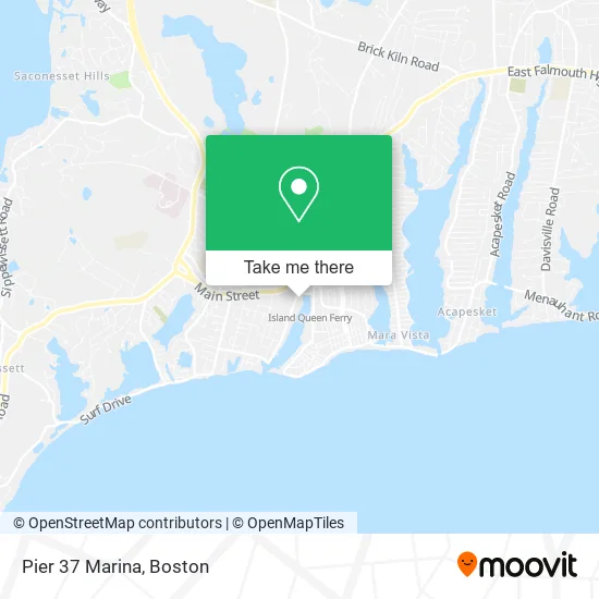 Mapa de Pier 37 Marina