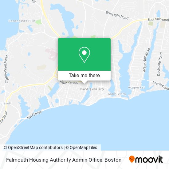 Mapa de Falmouth Housing Authority Admin Office