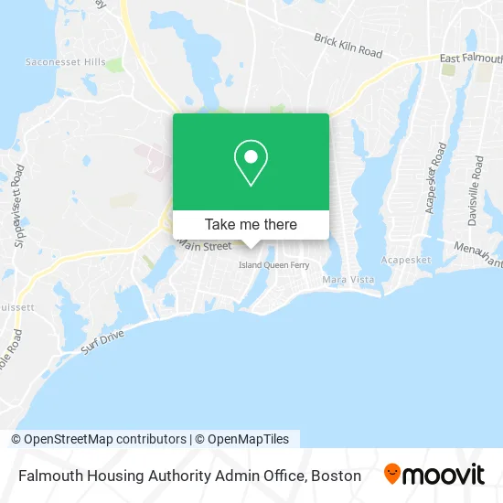 Mapa de Falmouth Housing Authority Admin Office