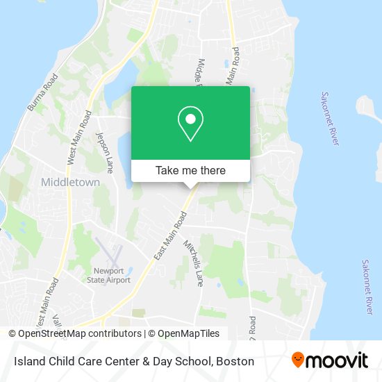 Mapa de Island Child Care Center & Day School