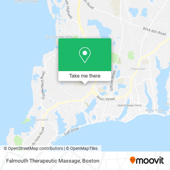 Mapa de Falmouth Therapeutic Massage