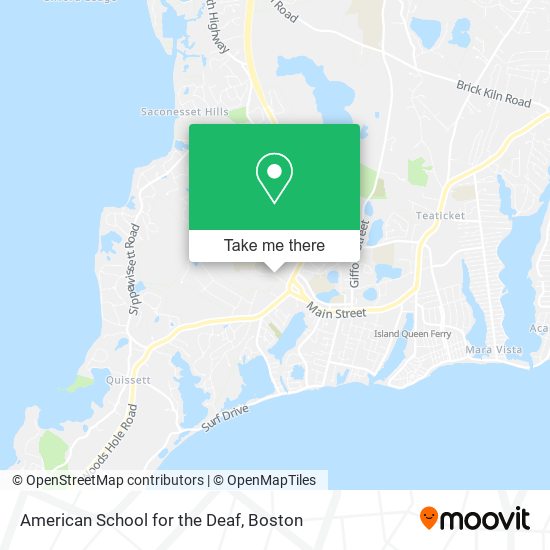 Mapa de American School for the Deaf