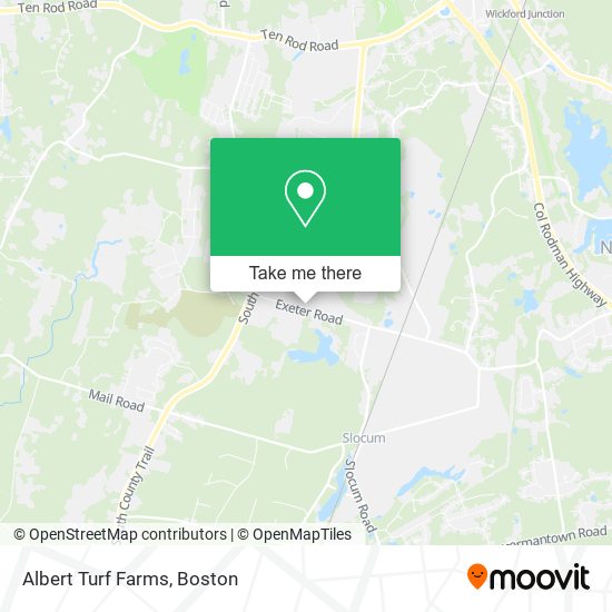 Albert Turf Farms map