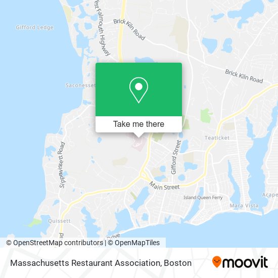 Massachusetts Restaurant Association map