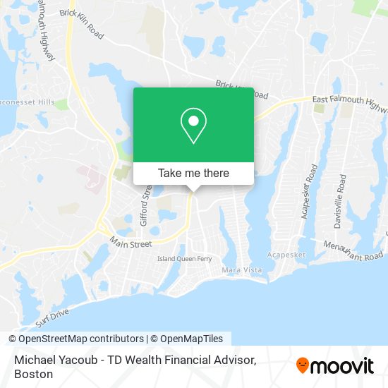 Mapa de Michael Yacoub - TD Wealth Financial Advisor