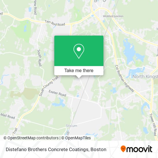 Distefano Brothers Concrete Coatings map