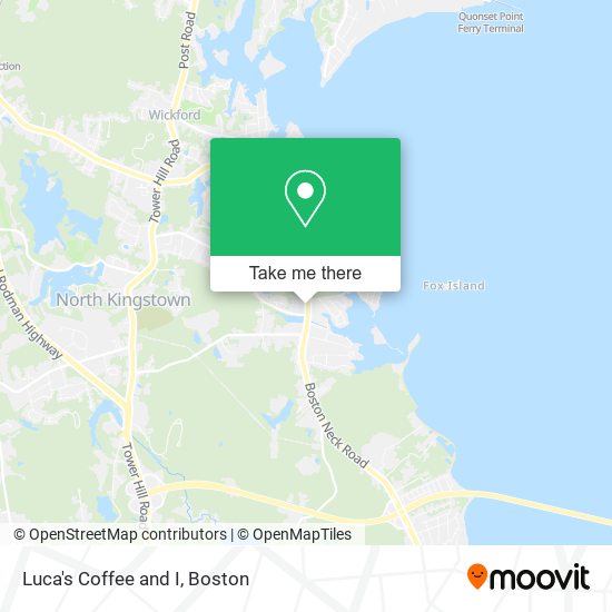 Luca's Coffee and I map