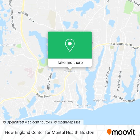 New England Center for Mental Health map