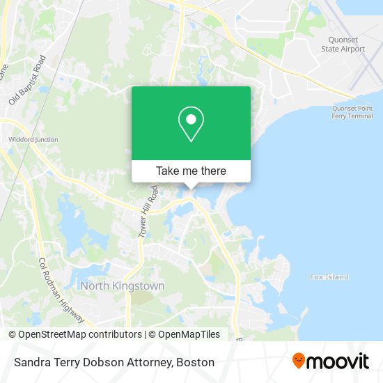 Mapa de Sandra Terry Dobson Attorney