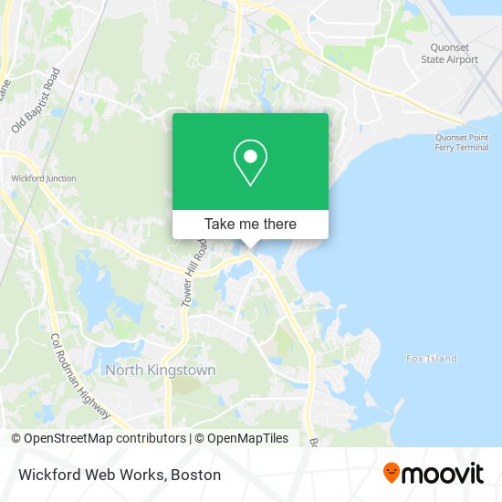 Mapa de Wickford Web Works