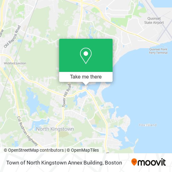 Town of North Kingstown Annex Building map