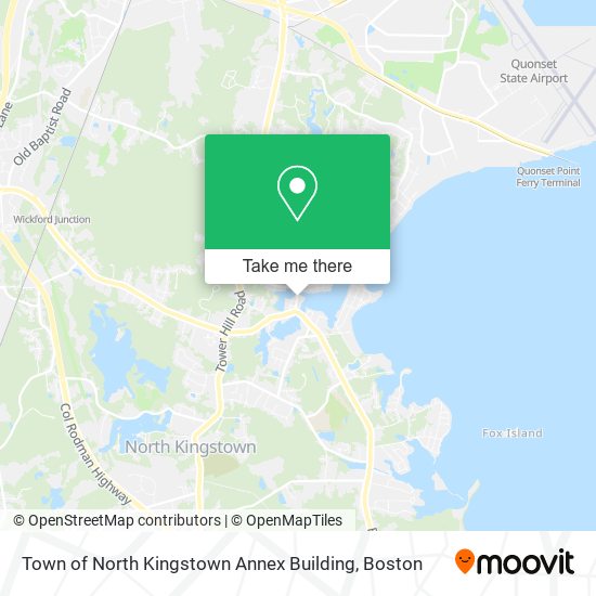 Mapa de Town of North Kingstown Annex Building