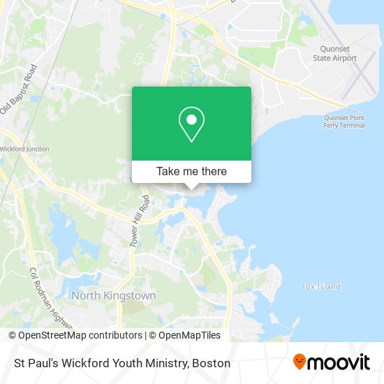 St Paul's Wickford Youth Ministry map