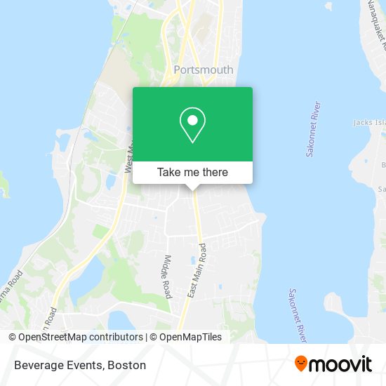 Beverage Events map