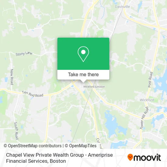 Chapel View Private Wealth Group - Ameriprise Financial Services map