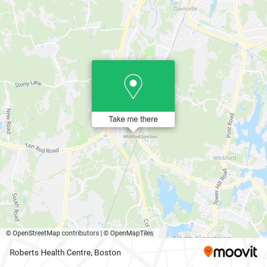 Mapa de Roberts Health Centre