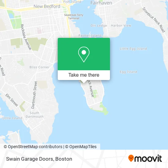 Swain Garage Doors map