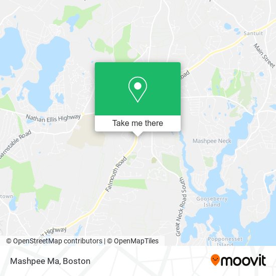 Mapa de Mashpee Ma