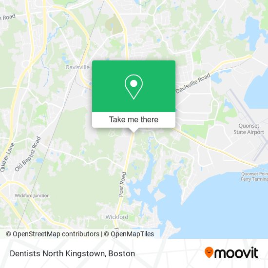 Dentists North Kingstown map
