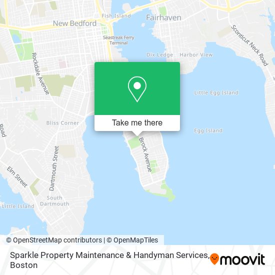 Mapa de Sparkle Property Maintenance & Handyman Services