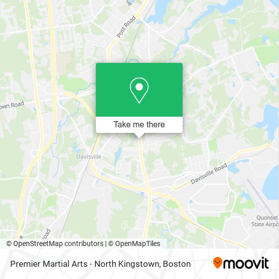 Mapa de Premier Martial Arts - North Kingstown