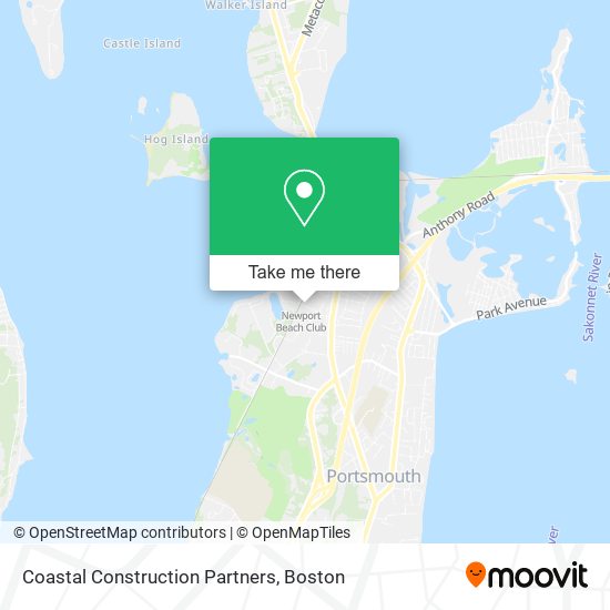 Mapa de Coastal Construction Partners