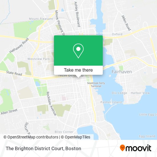 The Brighton District Court map