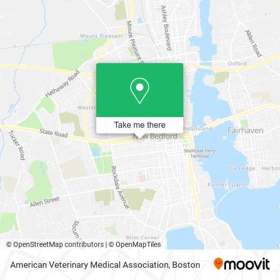 American Veterinary Medical Association map