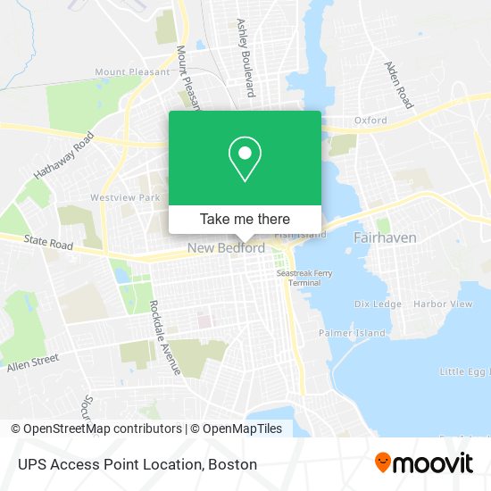 Mapa de UPS Access Point Location