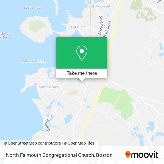 North Falmouth Congregational Church map