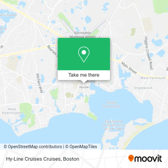 Hy-Line Cruises Cruises map