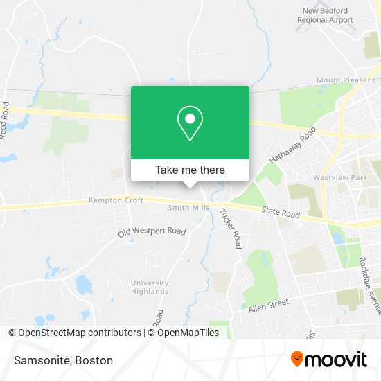 Samsonite map