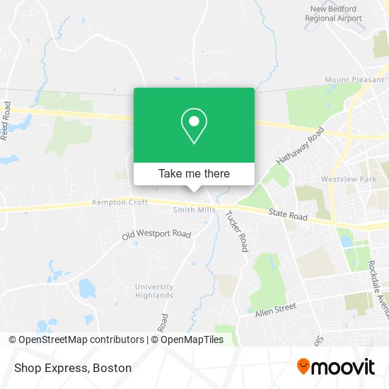 Shop Express map