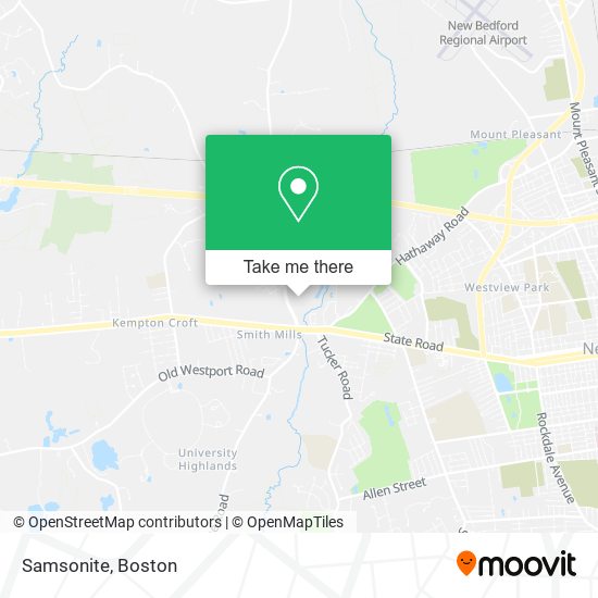 Samsonite map