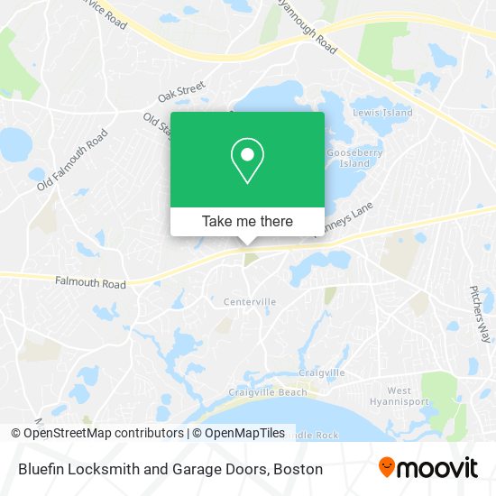 Bluefin Locksmith and Garage Doors map