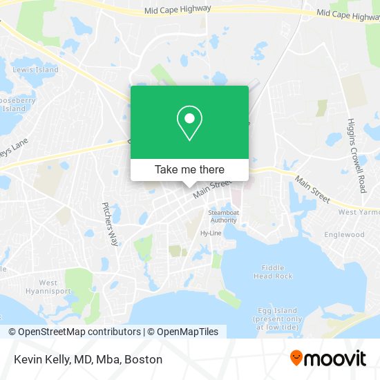 Kevin Kelly, MD, Mba map