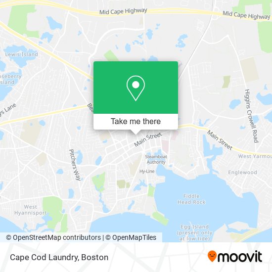 Cape Cod Laundry map