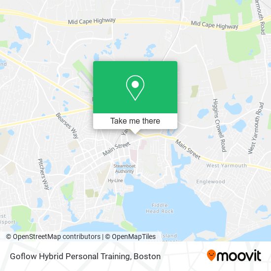 Goflow Hybrid Personal Training map