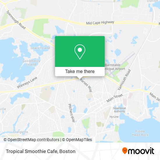 Tropical Smoothie Cafe map