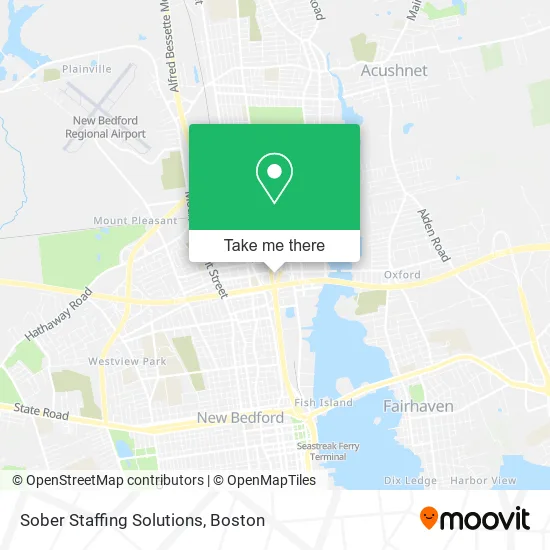 Sober Staffing Solutions map