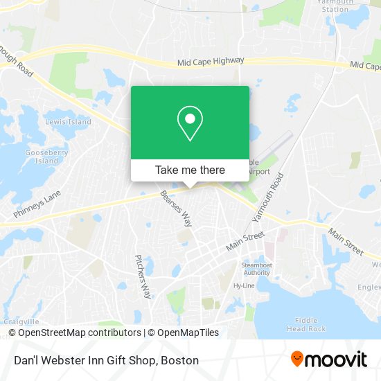 Dan'l Webster Inn Gift Shop map