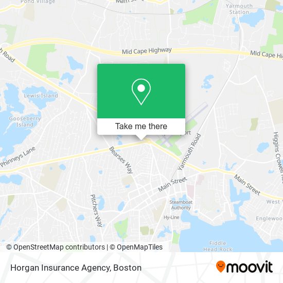 Mapa de Horgan Insurance Agency