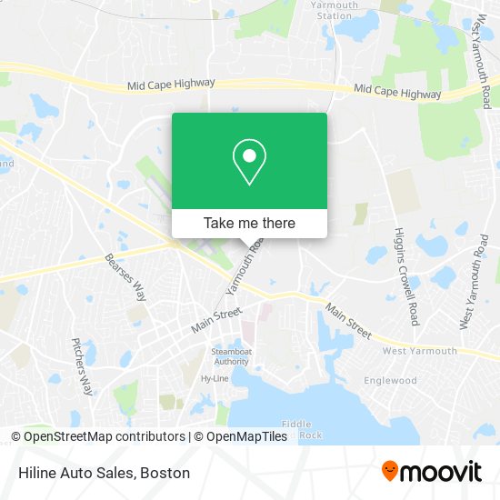 Hiline Auto Sales map